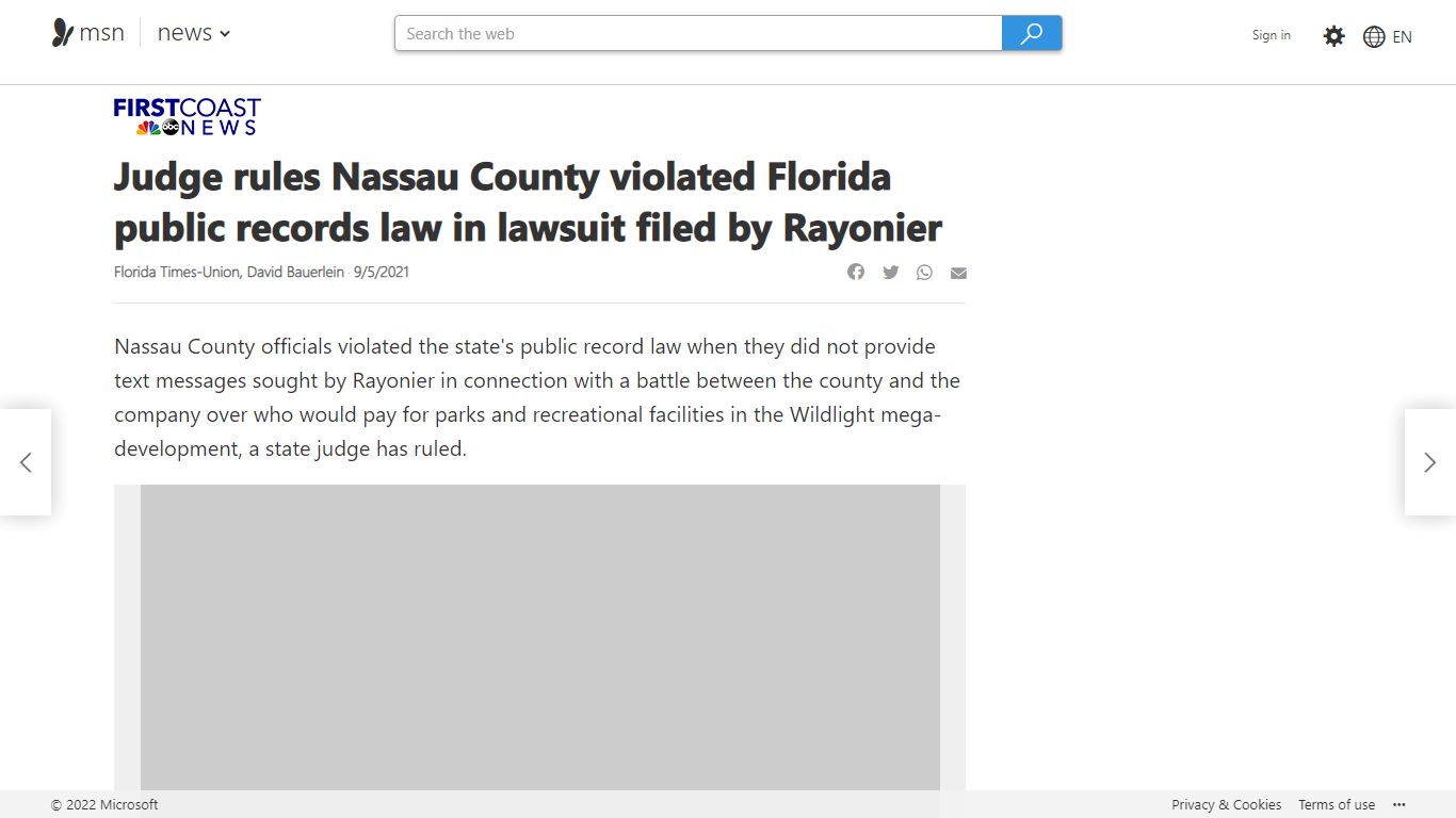Judge rules Nassau County violated Florida public records ...