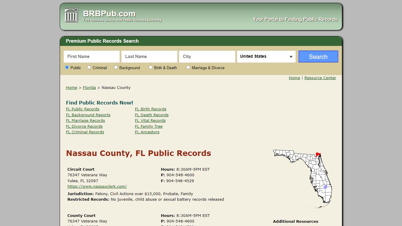 Nassau County Public Records | Search Florida Government ...